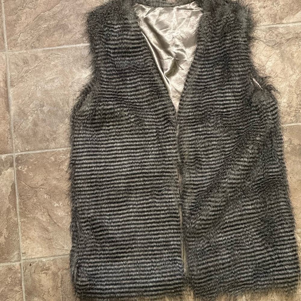 Nordstrom Faux Fur Vest S